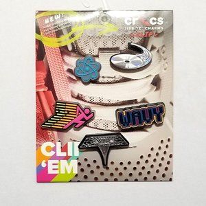 Crocs Jibbitz Charms Clip'Em Collection 5 pack.